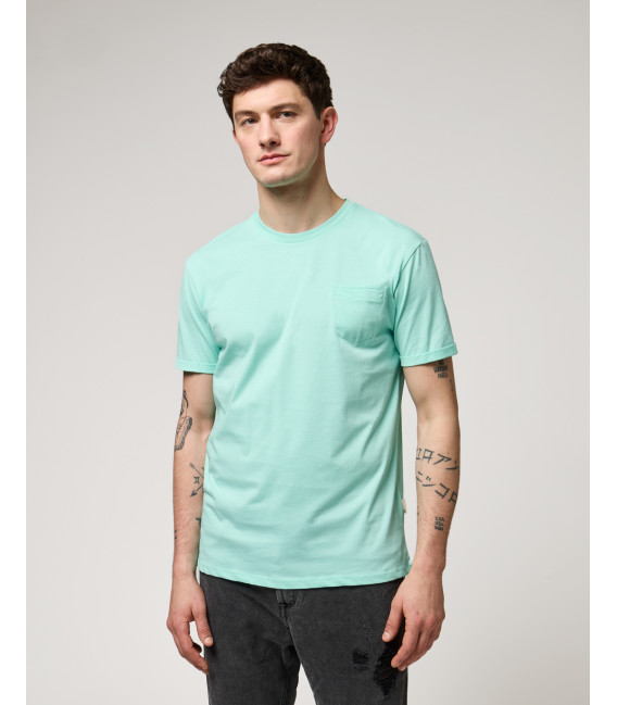 Extra-fine cotton t-shirt with pocket
