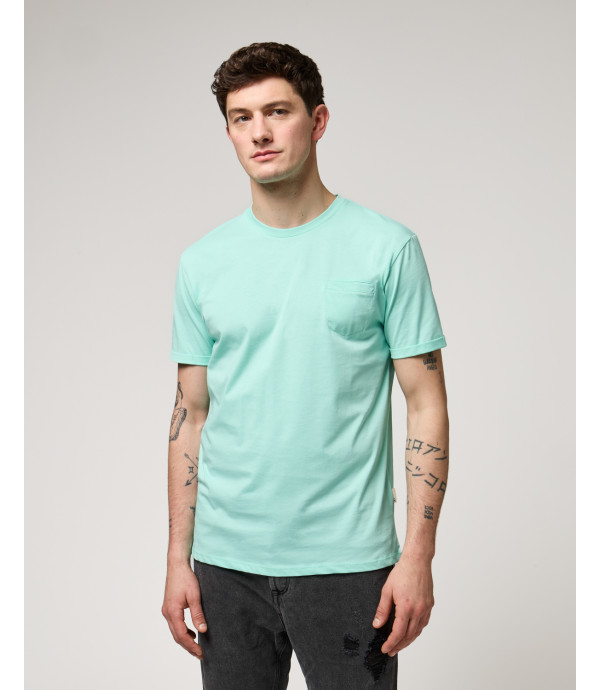 Extra-fine cotton t-shirt with pocket