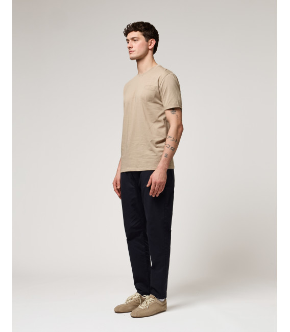 Extra-fine cotton t-shirt with pocket