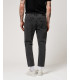 MIKE carrot cropped fit jeans with rips