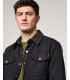 Overshirt denim con tasche