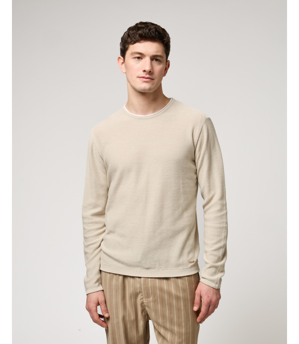 Double hem sweater