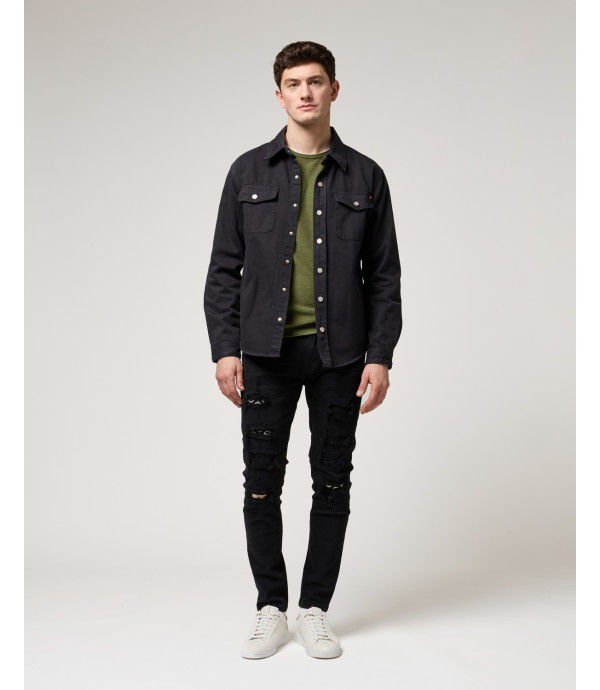 Double hem sweater
