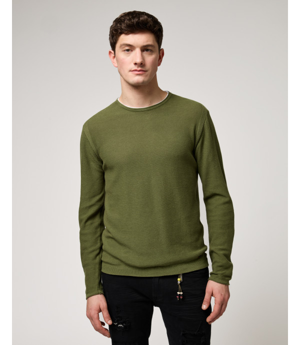 Double hem sweater