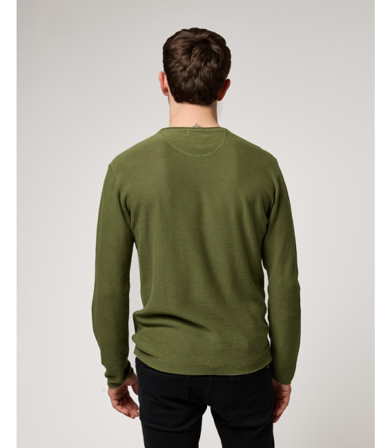 Double hem sweater