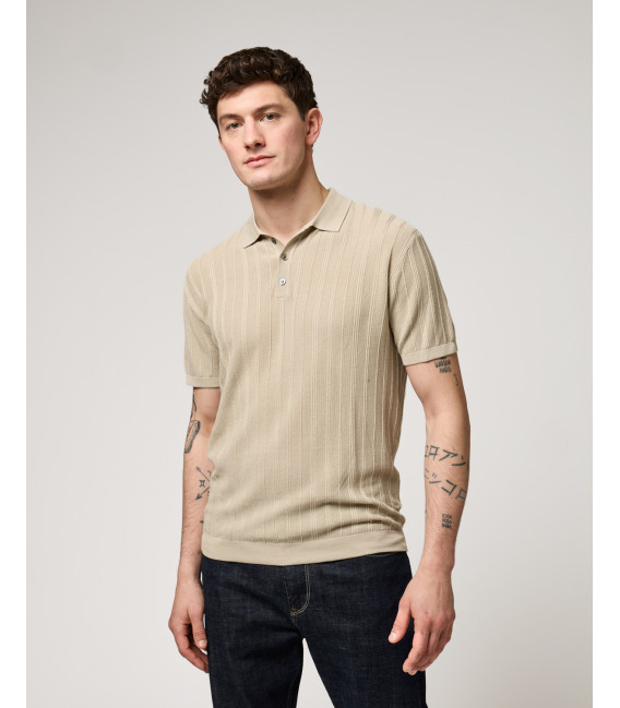 Knit polo