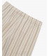 Relaxed fit striped drawstring trousers