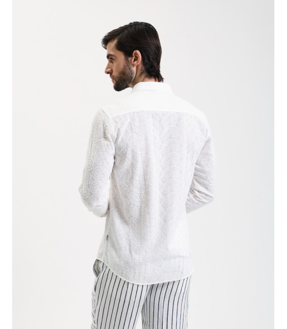 Broderie anglaise shirt
