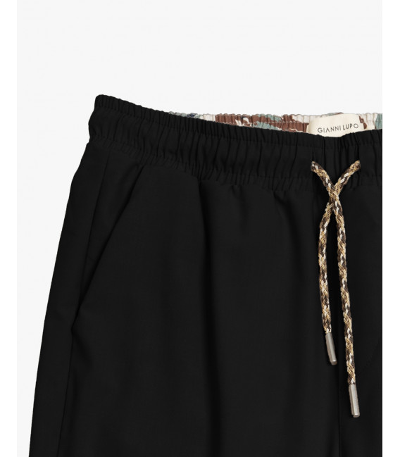 Comfort fit drawstring trousers