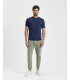 Polo in maglia collo coreano