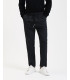 Pantaloni con laccio a righe carrot fit