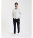 Textured open-knit cardigan