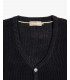 Textured open-knit cardigan