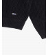Textured open-knit cardigan