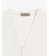 Textured open-knit cardigan