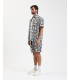 Bermuda casual con stampa all over
