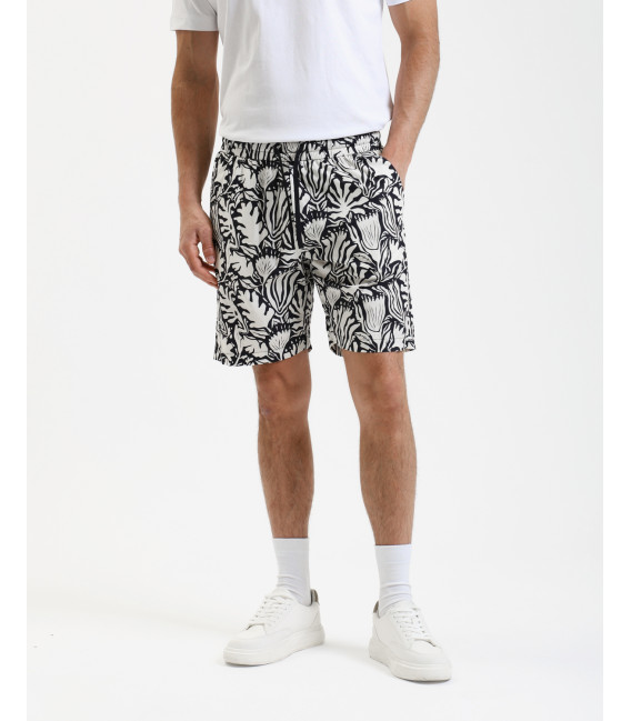Bermuda casual con stampa all over