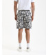 Bermuda casual con stampa all over