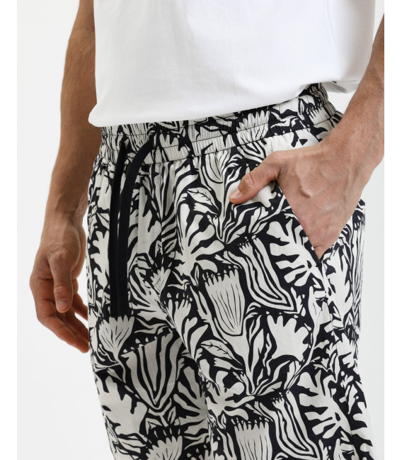 Bermuda casual con stampa all over