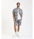 Camicia con stampa all over