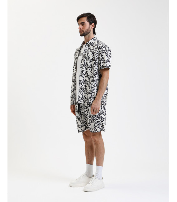 Camicia con stampa all over