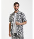 Camicia con stampa all over