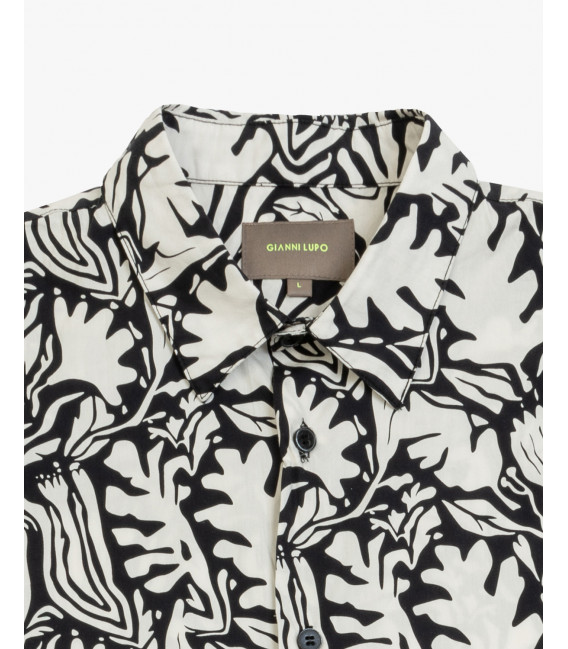 Camicia con stampa all over