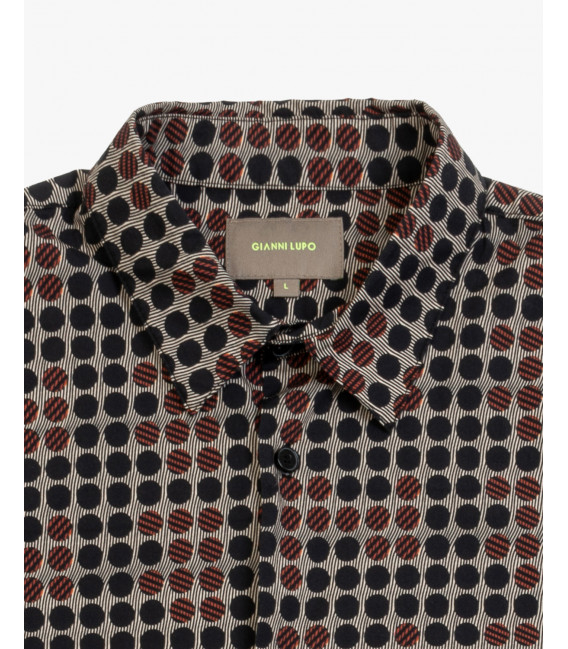 Camicia con stampa all over