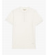 Mandarin collar polo shirt in piquet