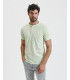Mandarin collar polo shirt in piquet