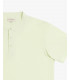 Mandarin collar polo shirt in piquet