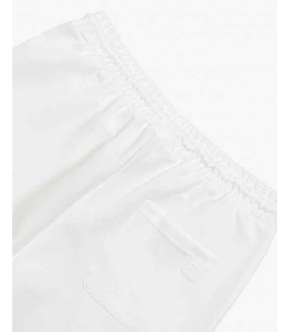 Bermuda joggers con logo ricamato