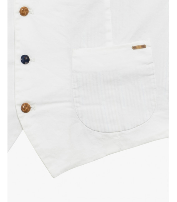 Waistcoat with fancy buttons
