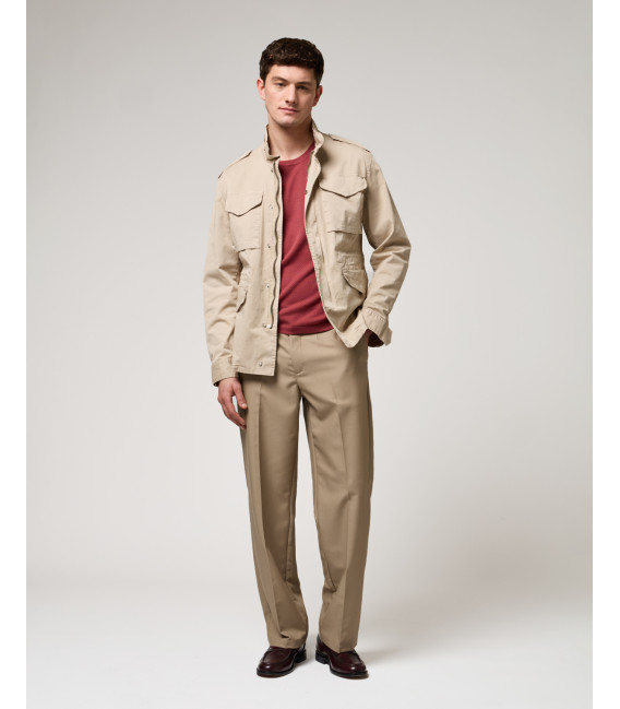 Field jacket in cotton