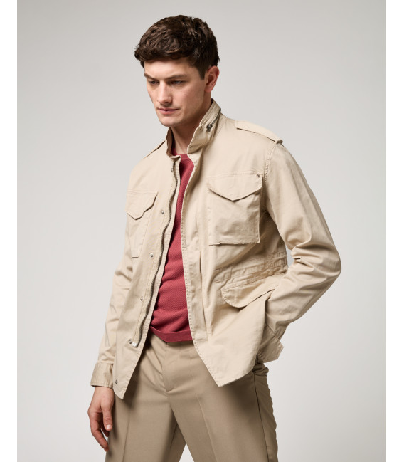 Field jacket in cotton