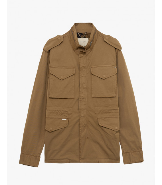 Field jacket in cotton