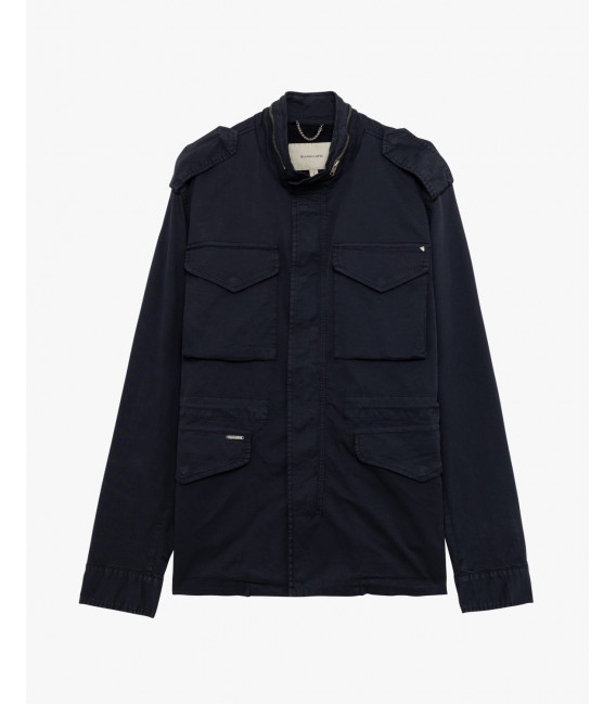 Field jacket in cotone