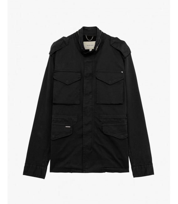 Field jacket in cotton