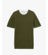 Textured t-shirt in cotton