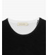 T-shirt girocollo testurizzato in cotone