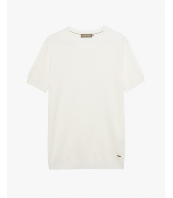 Knit textured t-shirt