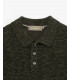Knit polo shirt