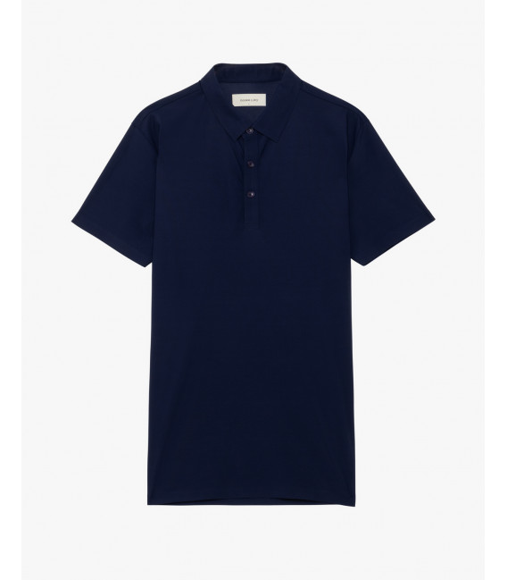 Athleisure super stretch polo shirt