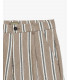 Pantalone relaxed fit a righe con pinces