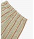 Striped bermuda shorts with drawstrings