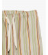 Pantalone con laccio relaxed fit a righe