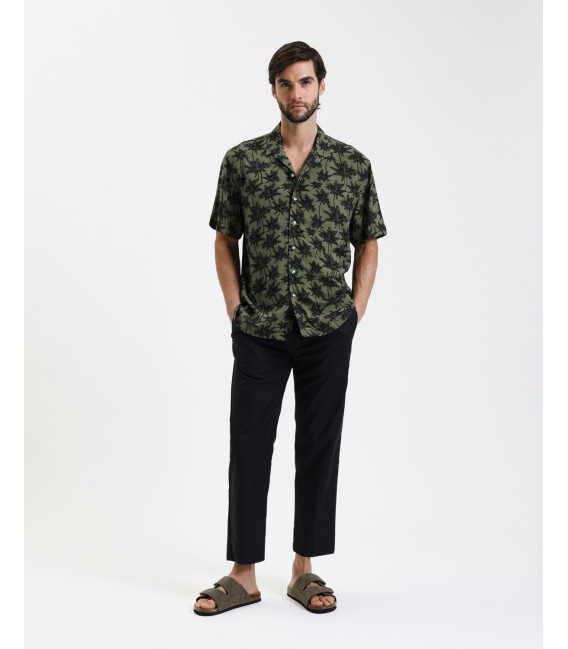 Camicia in fantasia floreale