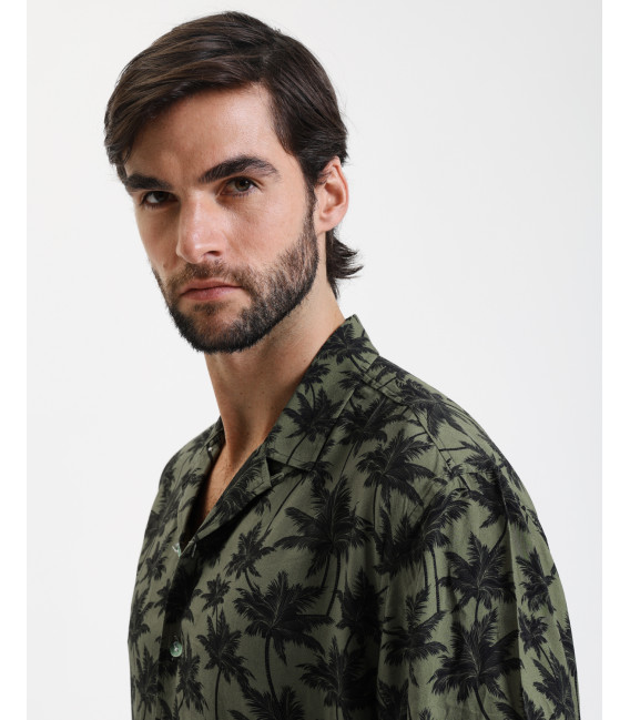 Camicia in fantasia floreale