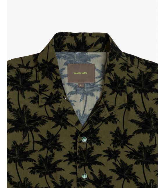 Camicia in fantasia floreale
