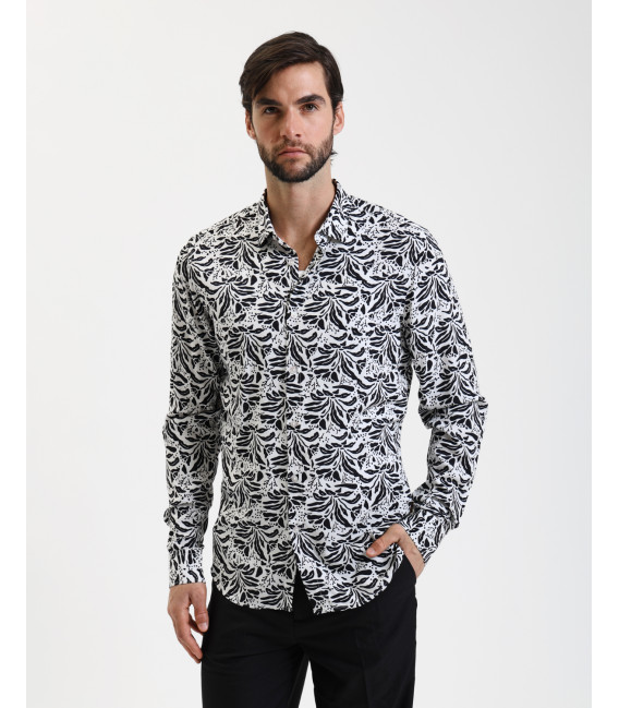 Floral printed shirt